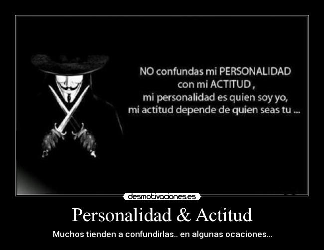 Personalidad & Actitud -