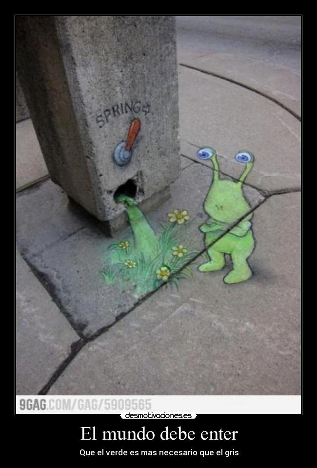 El mundo debe enter -