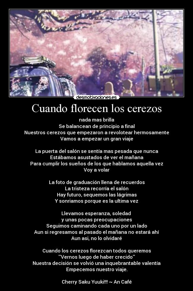 Cuando florecen los cerezos - 