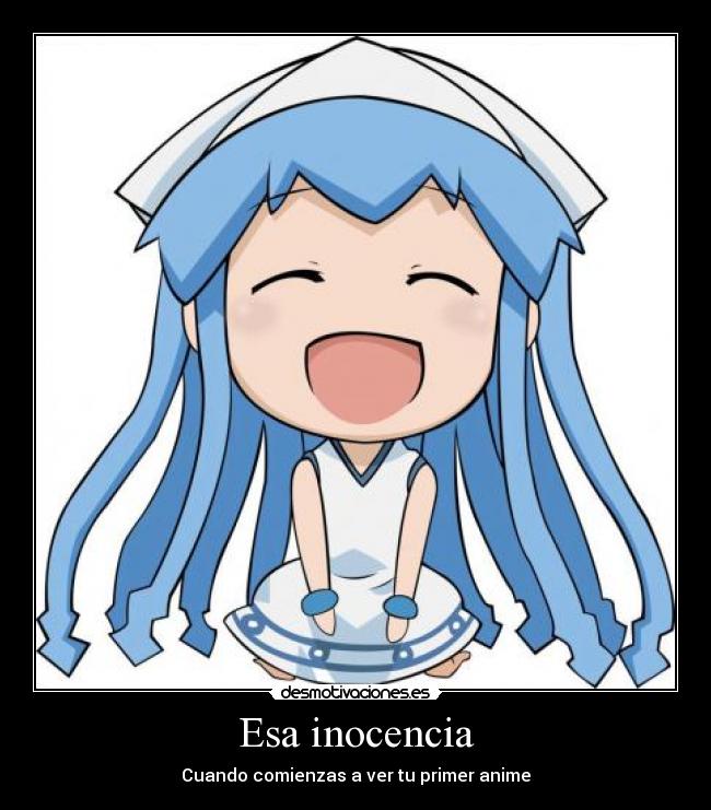 Esa inocencia - Cuando comienzas a ver tu primer anime