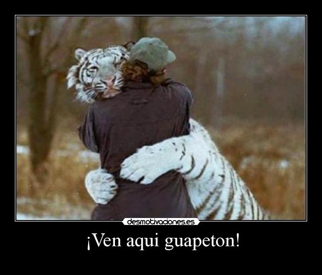 ¡Ven aqui guapeton! -