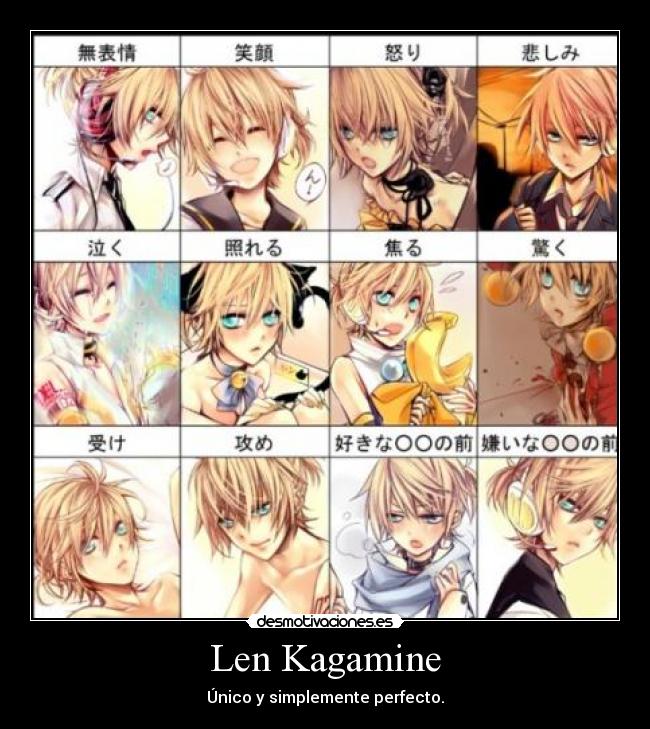 Len Kagamine - Único y simplemente perfecto.