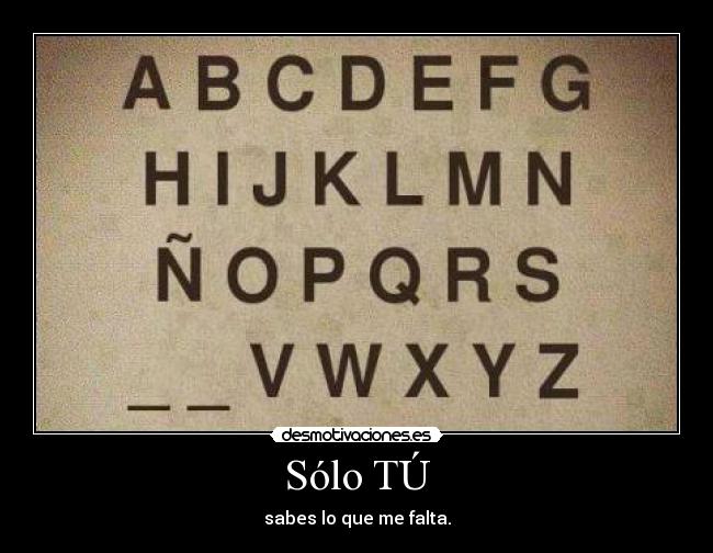 Sólo TÚ -