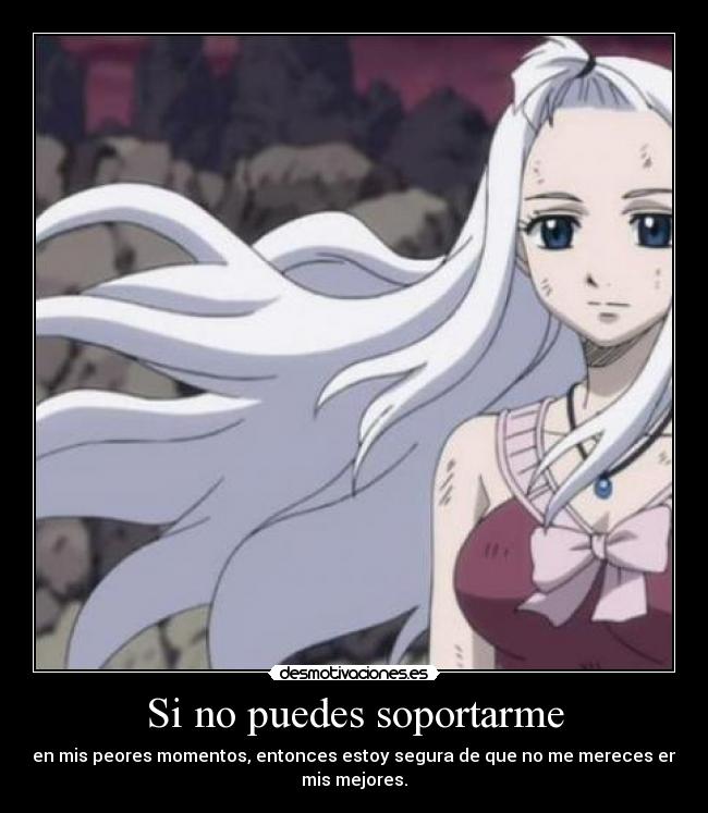 carteles otaku anime fairy tail mirane desmotivaciones