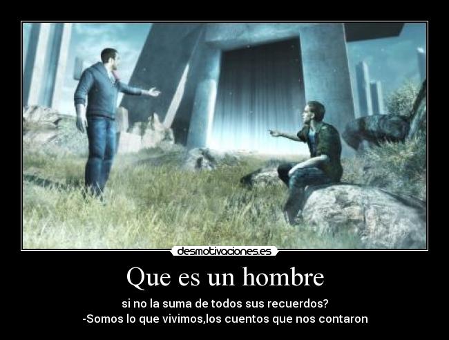 Que es un hombre - 