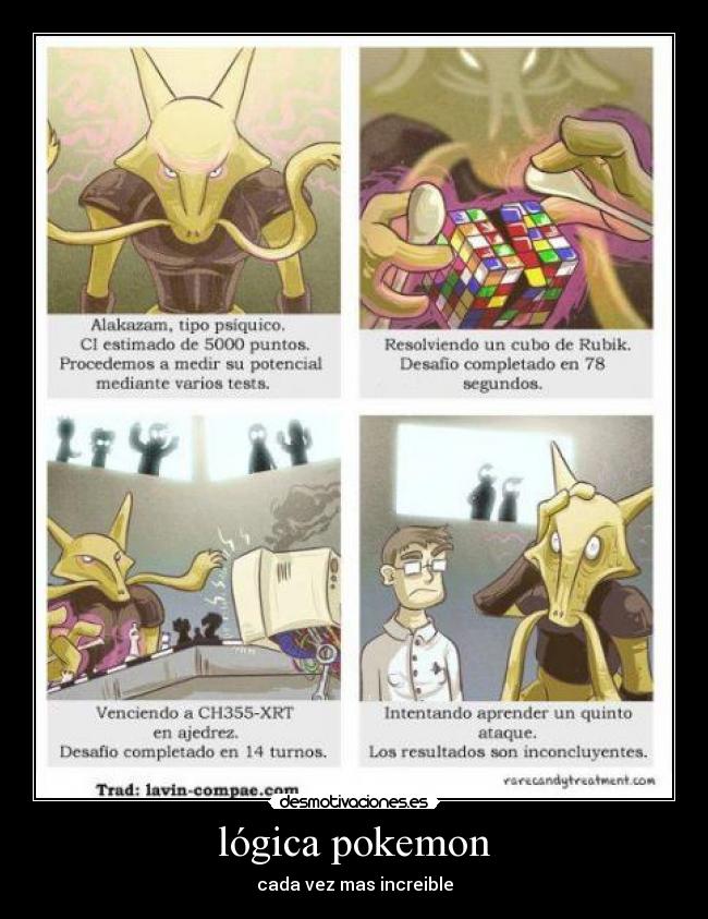 lógica pokemon - cada vez mas increible