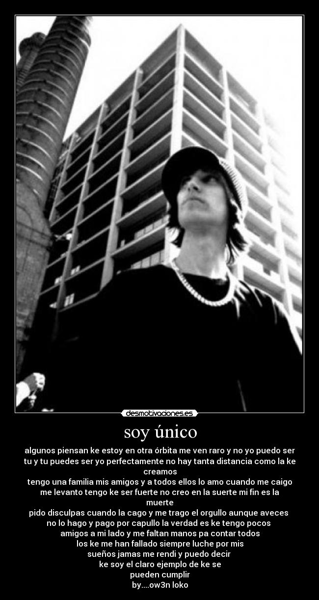 soy único - 