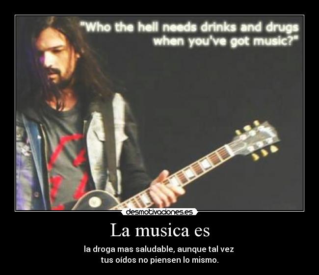 La musica es -
