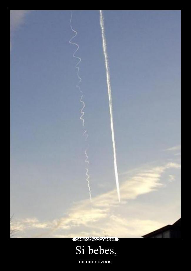 Si bebes, - no conduzcas.