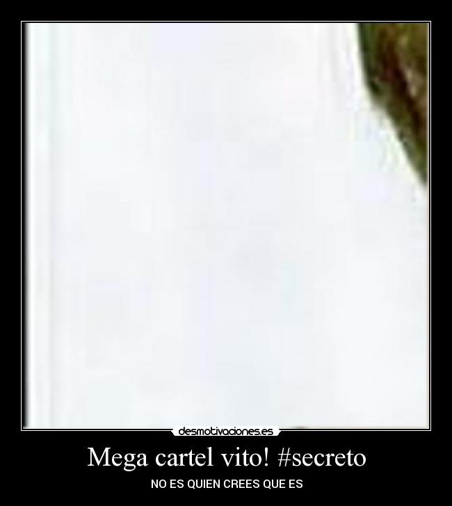 Mega cartel vito! #secreto - NO ES QUIEN CREES QUE ES