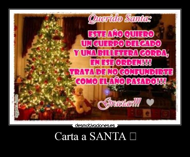 Carta a SANTA ｼ - 