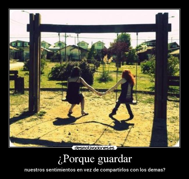 ¿Porque guardar - 