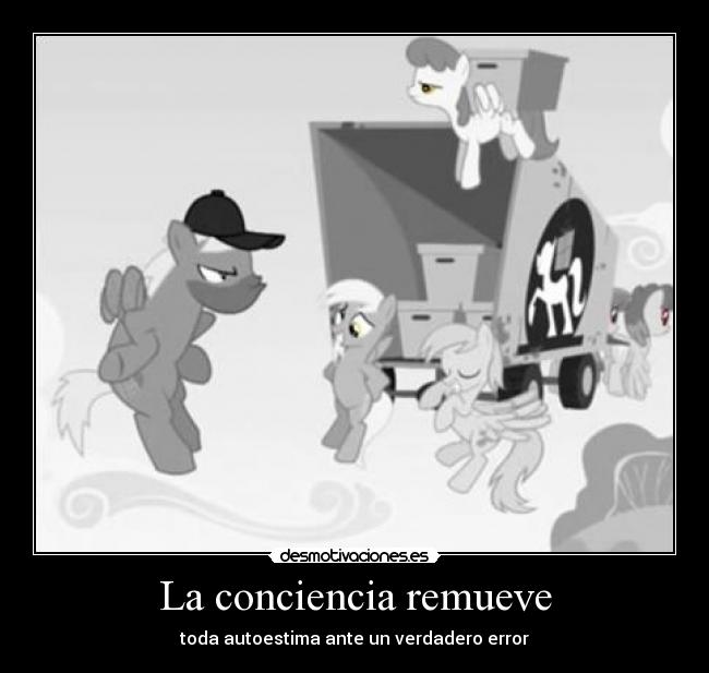 La conciencia remueve -