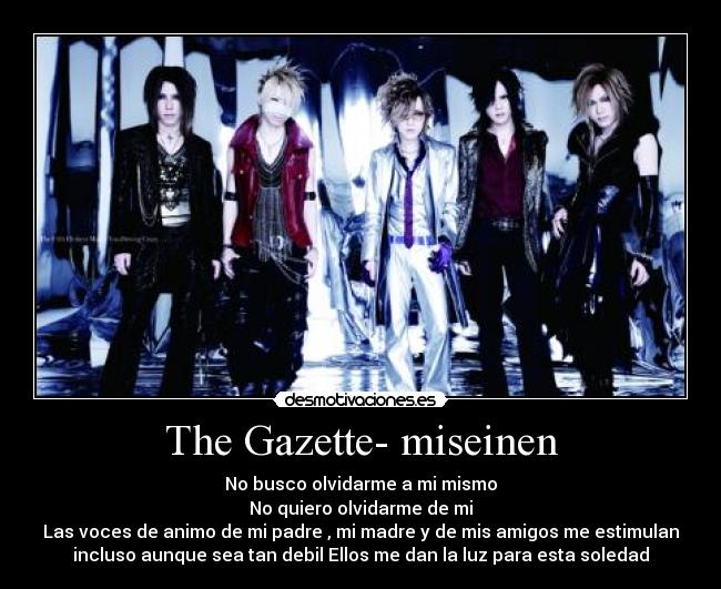 The Gazette- miseinen - 