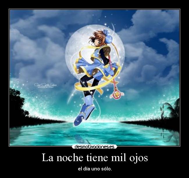 La noche tiene mil ojos - el día uno sólo.