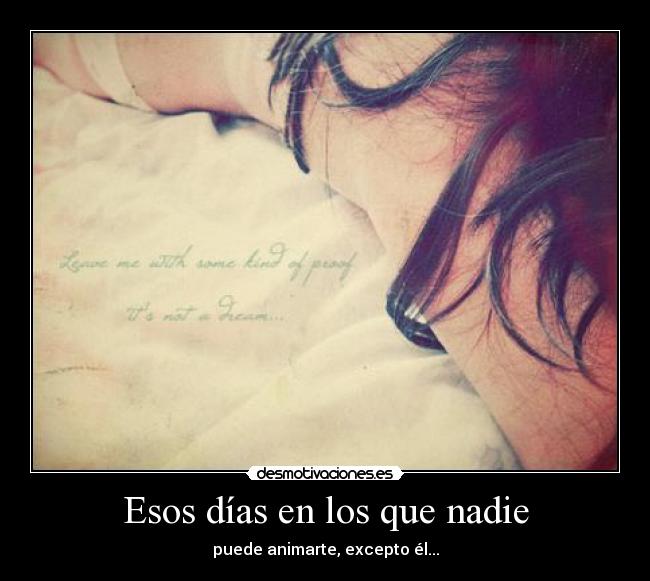 Esos días en los que nadie - 