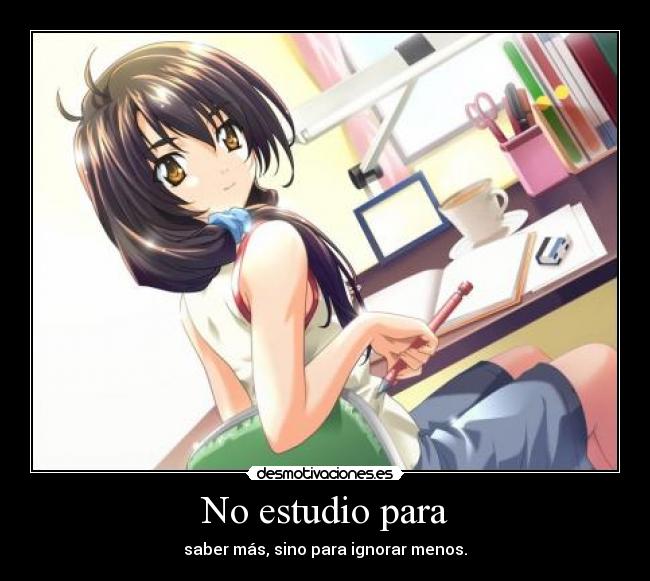 carteles anime estudio para ignorar menos desmotivaciones