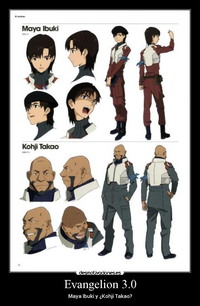 Evangelion 3.0 - Maya Ibuki y ¿Kohji Takao?
