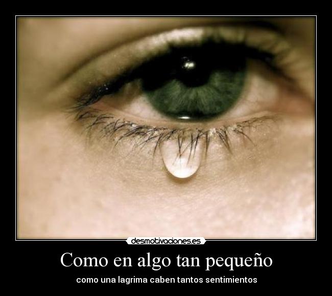 Como en algo tan pequeño -