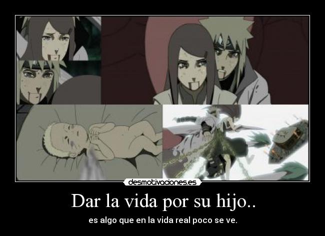 Dar la vida por su hijo.. - es algo que en la vida real poco se ve.