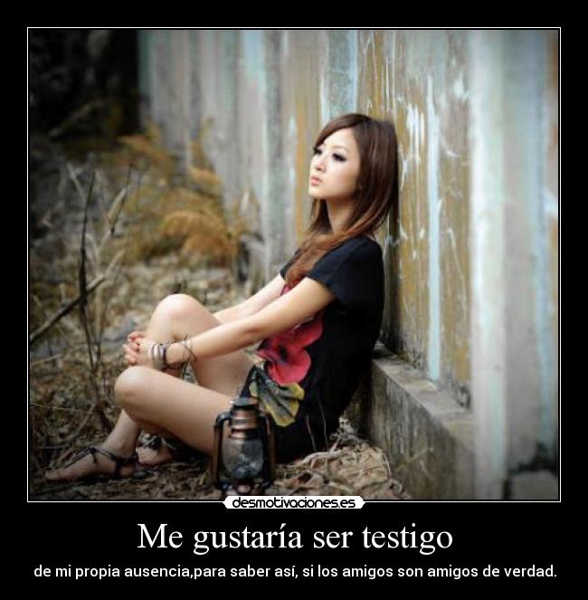 Me gustaría ser testigo - 