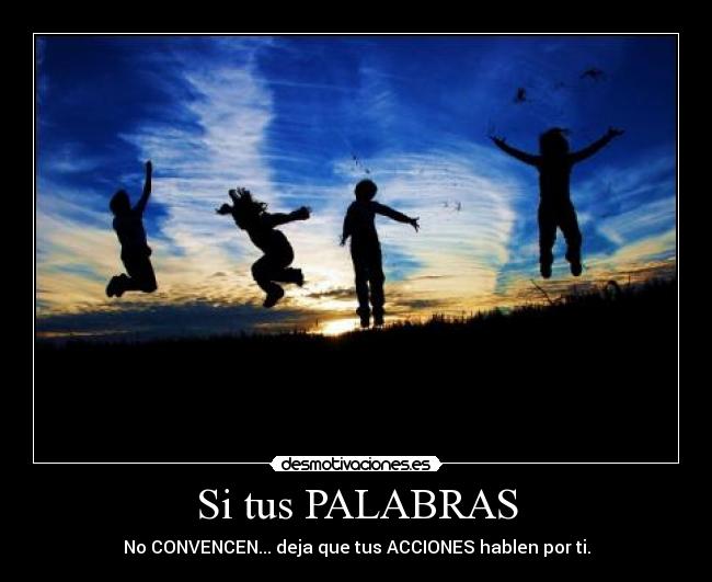 Si tus PALABRAS -
