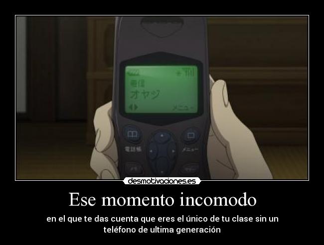 Ese momento incomodo - 