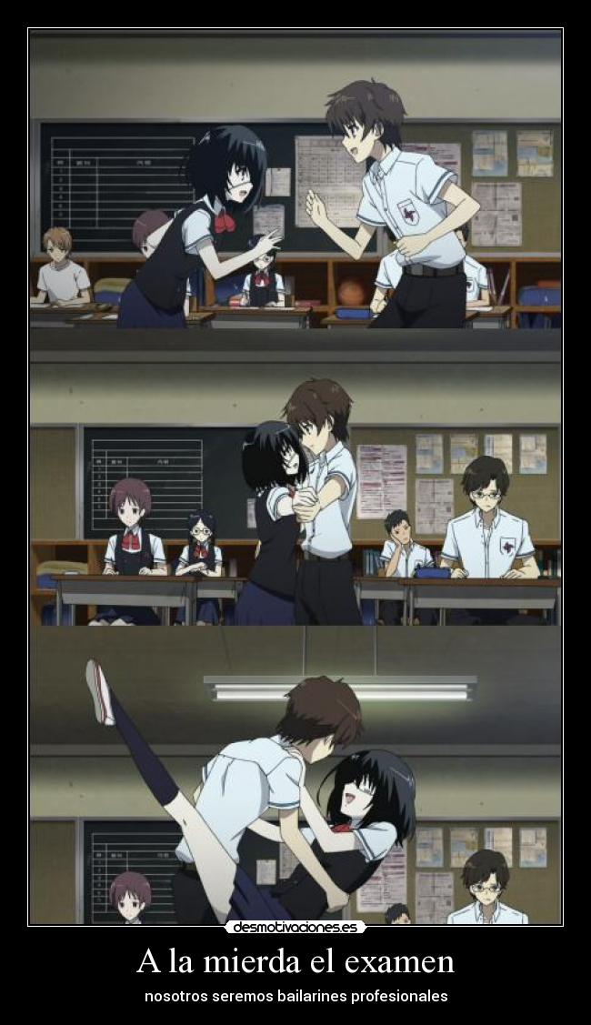 A la mierda el examen -