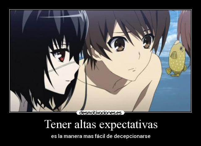Tener altas expectativas -