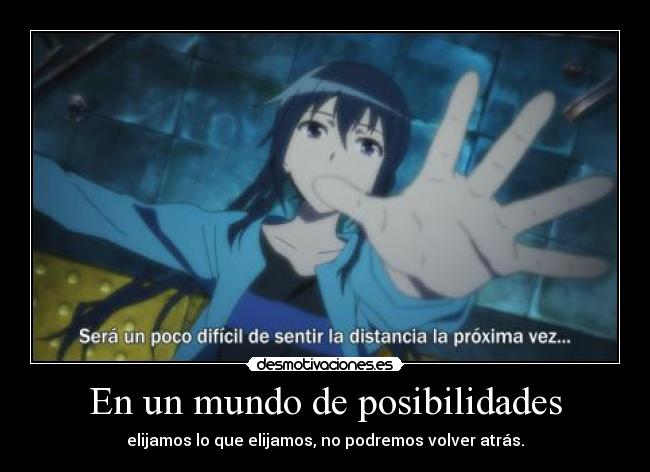 carteles mundo raptorhunters nigatsu harukaze anime ova anime raro nunca podras volver atras destino desmotivaciones