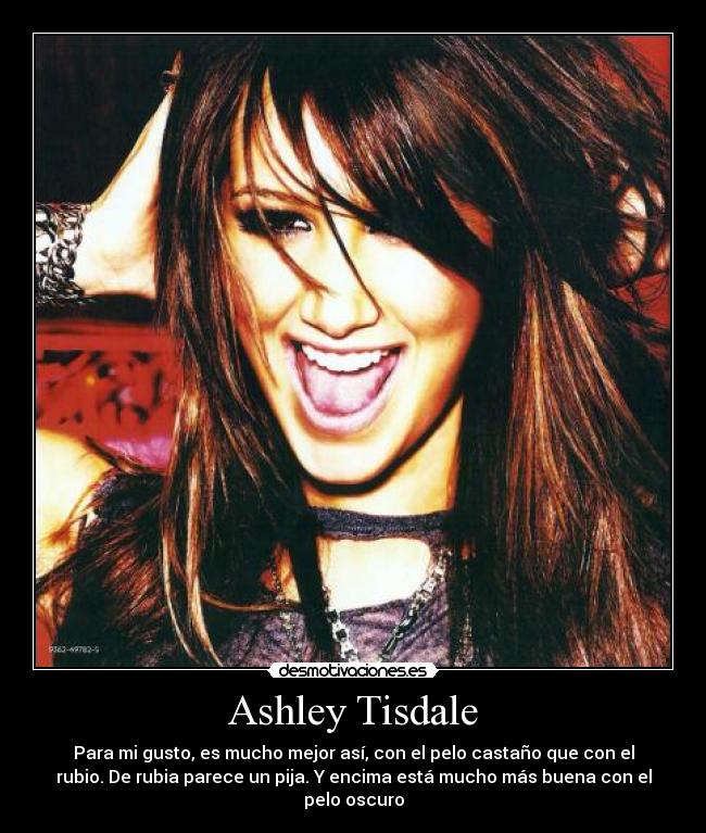 carteles ashley tisdale guilty pleasure desmotivaciones