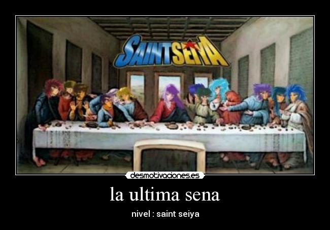 la ultima sena - nivel : saint seiya