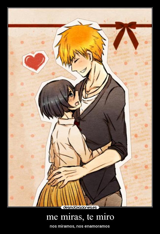 me miras, te miro - nos miramos, nos enamoramos ♥