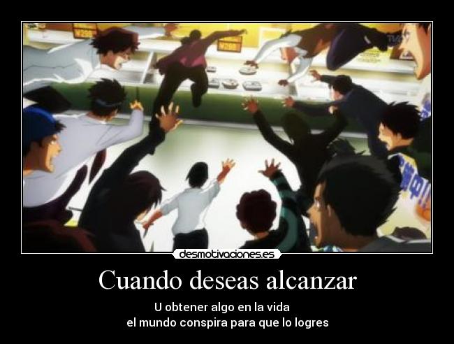 carteles cuuando deseas anime otaku bento pelea desmotivaciones