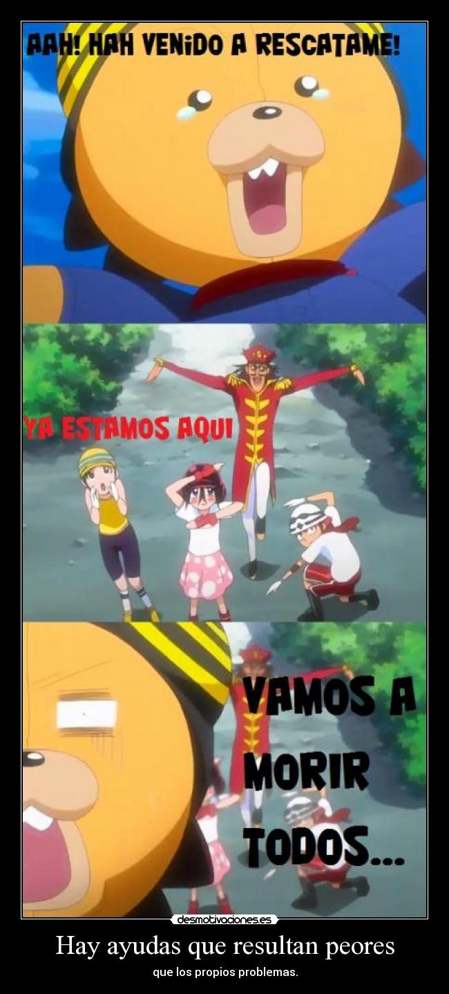 Hay ayudas que resultan peores -