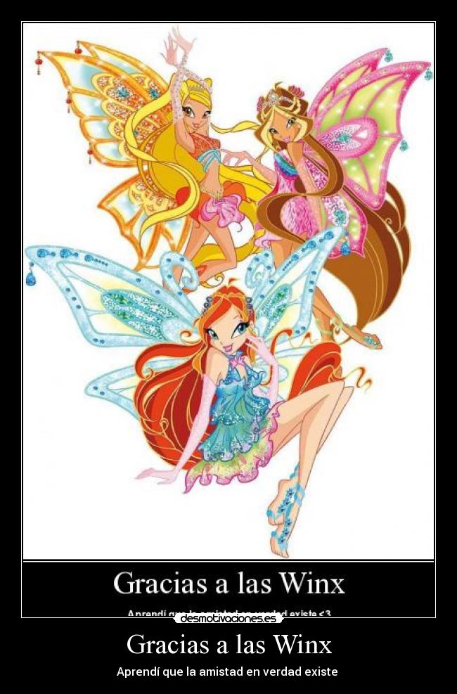carteles winx club desmotivaciones