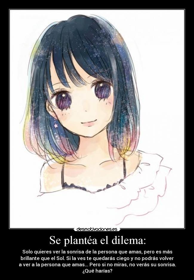 carteles anime dilema del amor harukaze desmotivaciones