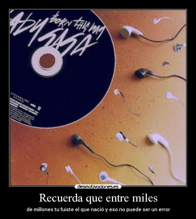 Recuerda que entre miles - 