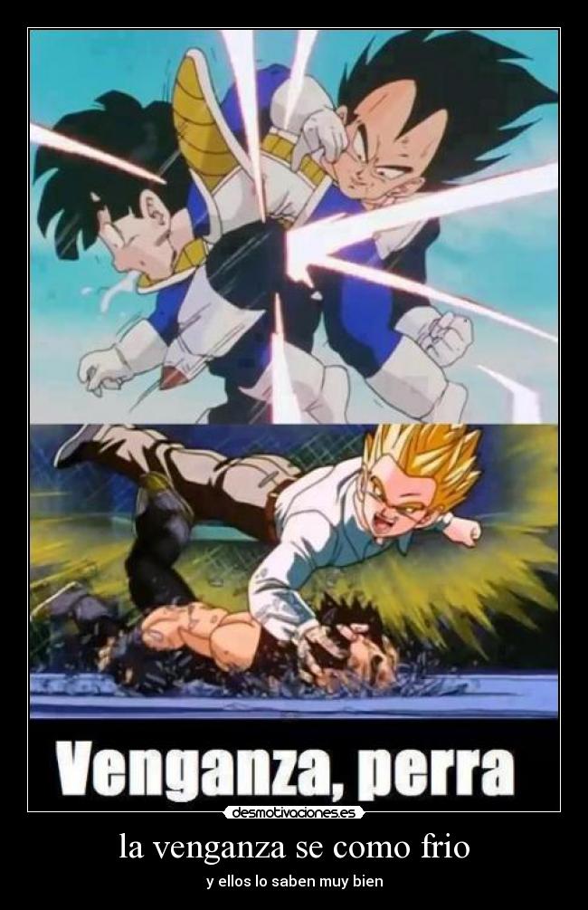 carteles dbz vegeta desmotivaciones