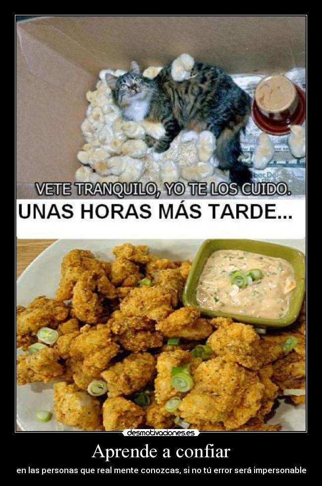 Aprende a confiar -