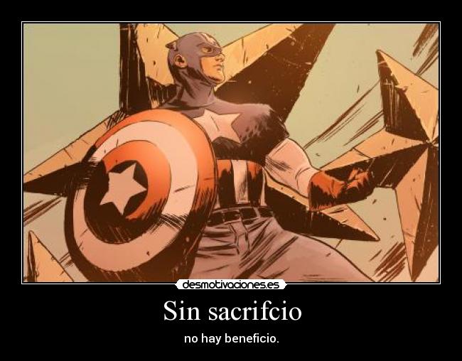 Sin sacrifcio -
