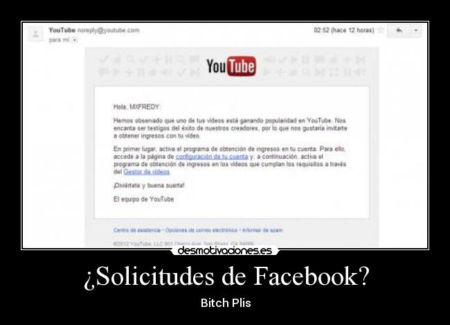 carteles facebook youtube facebook solicitudes bitch plis desmotivaciones