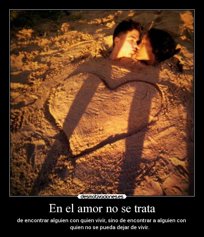En el amor no se trata -
