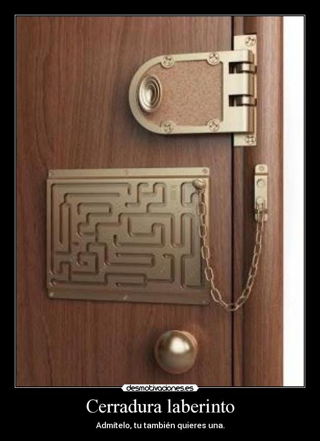 Cerradura laberinto -