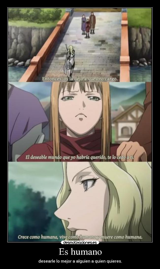 carteles raptorhunters nigatsu harukaze anime claymore teresa clayre son amigas quieren mucho desmotivaciones