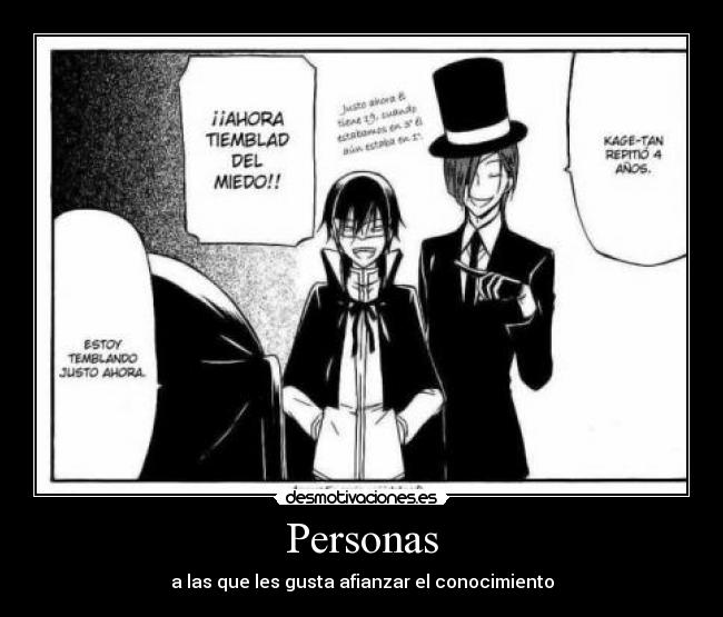 Personas - a las que les gusta afianzar el conocimiento