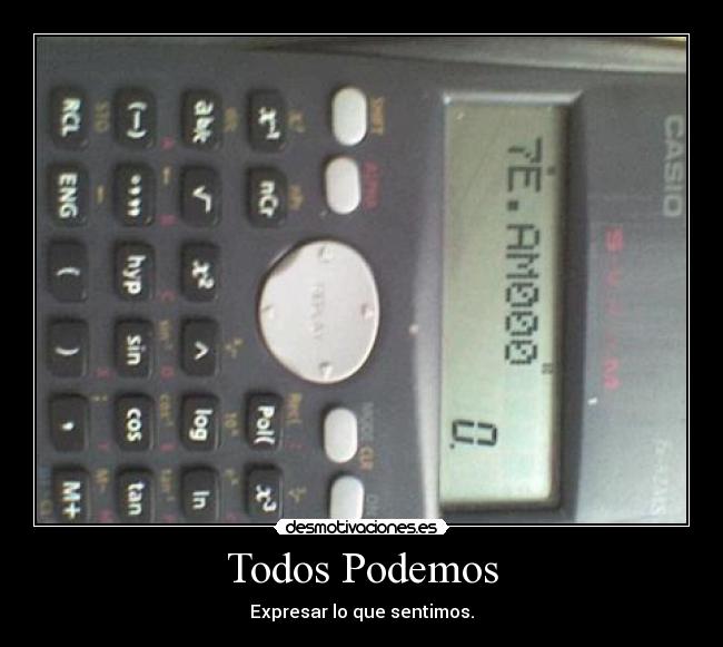 Todos Podemos - Expresar lo que sentimos.