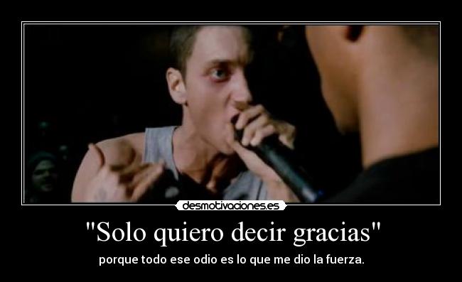 Solo quiero decir gracias -