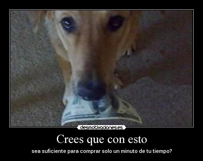 Crees que con esto -