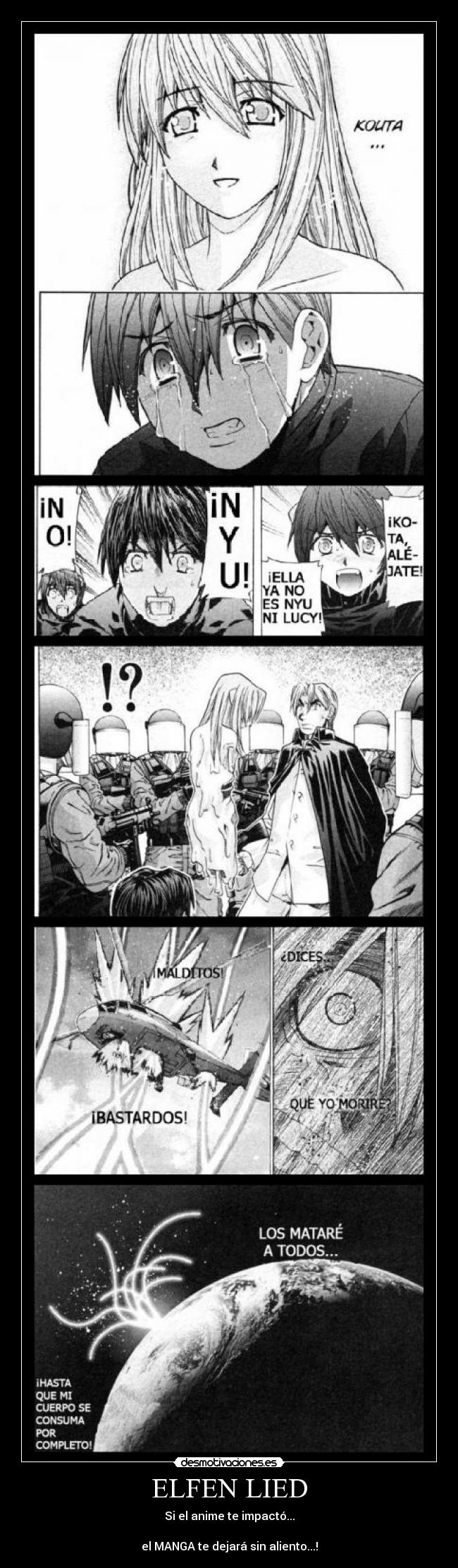 ELFEN LIED - Si el anime te impactó...

el MANGA te dejará sin aliento...!